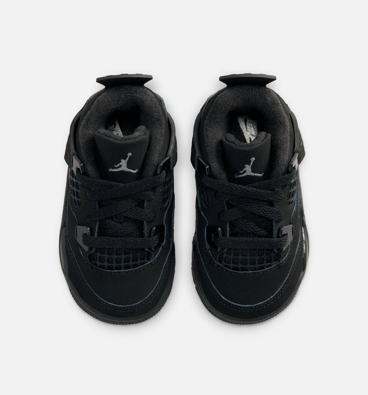 Air Jordan 4 Retro Black Cat Infant & Toddler Lifestyle Shoe - Black/Black/Light Graphite