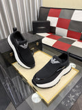 Armani Paneled Slip-On Sneakers
